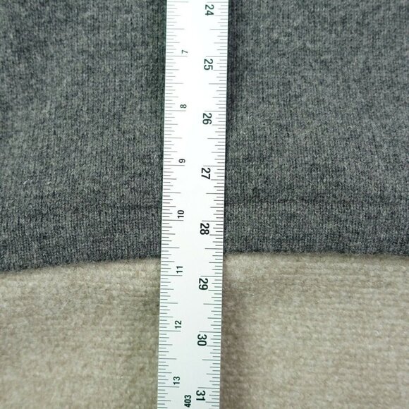 Eddie Bauer Men's XL Cotton  Mock Turtleneck Striped Gray Sweater - Picture 5 of 5